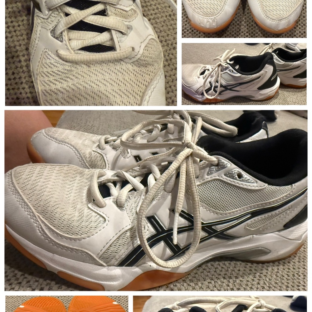 Asics Women's Athletic Shoes - White and Black